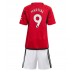 Günstige Manchester United Anthony Martial #9 Babykleidung Heim Fussballtrikot Kinder 2023-24 Kurzarm (+ kurze hosen)